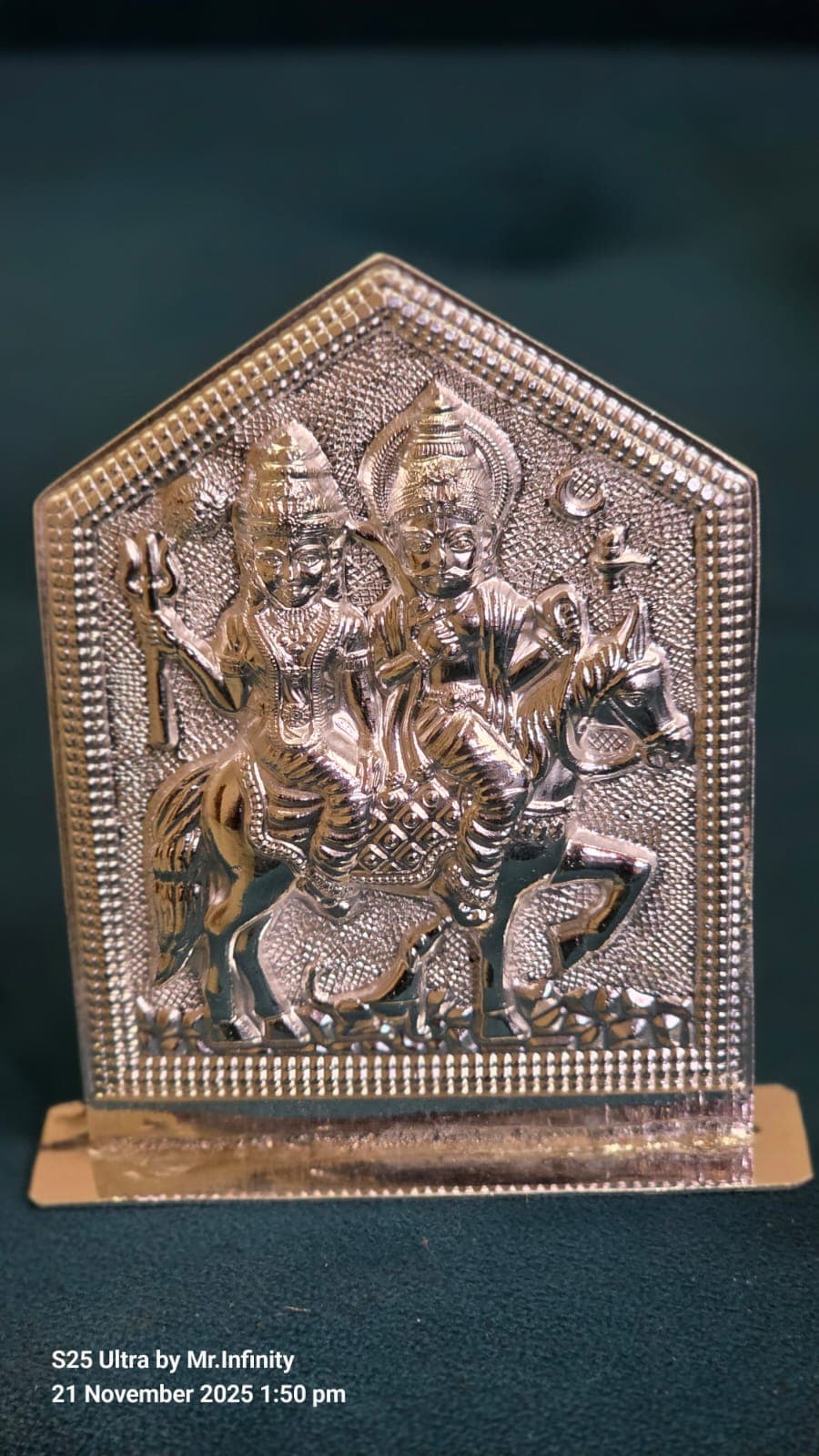 925 Silver Lakshmi Coin Pendant - View 2