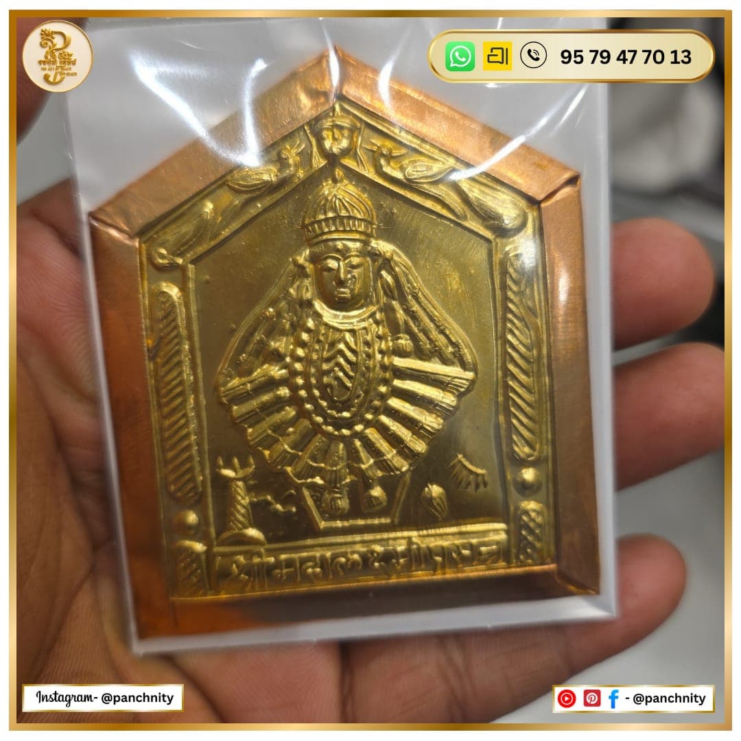 925 Silver Lakshmi Idol - View 3