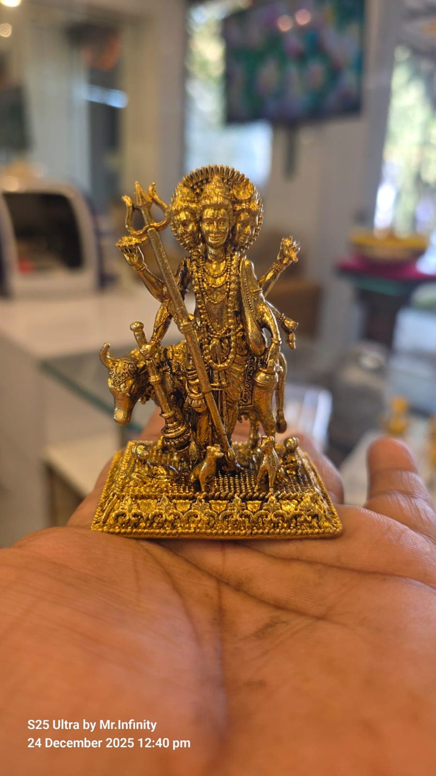 925 Silver Lakshmi Idol - View 5